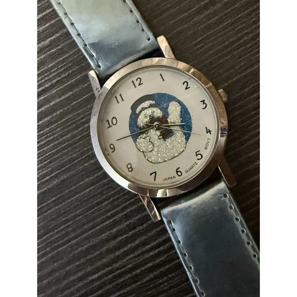 Christmas Snow Man Classic Vintage  Analog Watch New Battery!